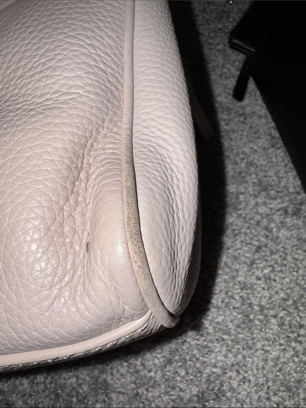 kate spade pebbled leather tote in beige - Picture 3 of 8
